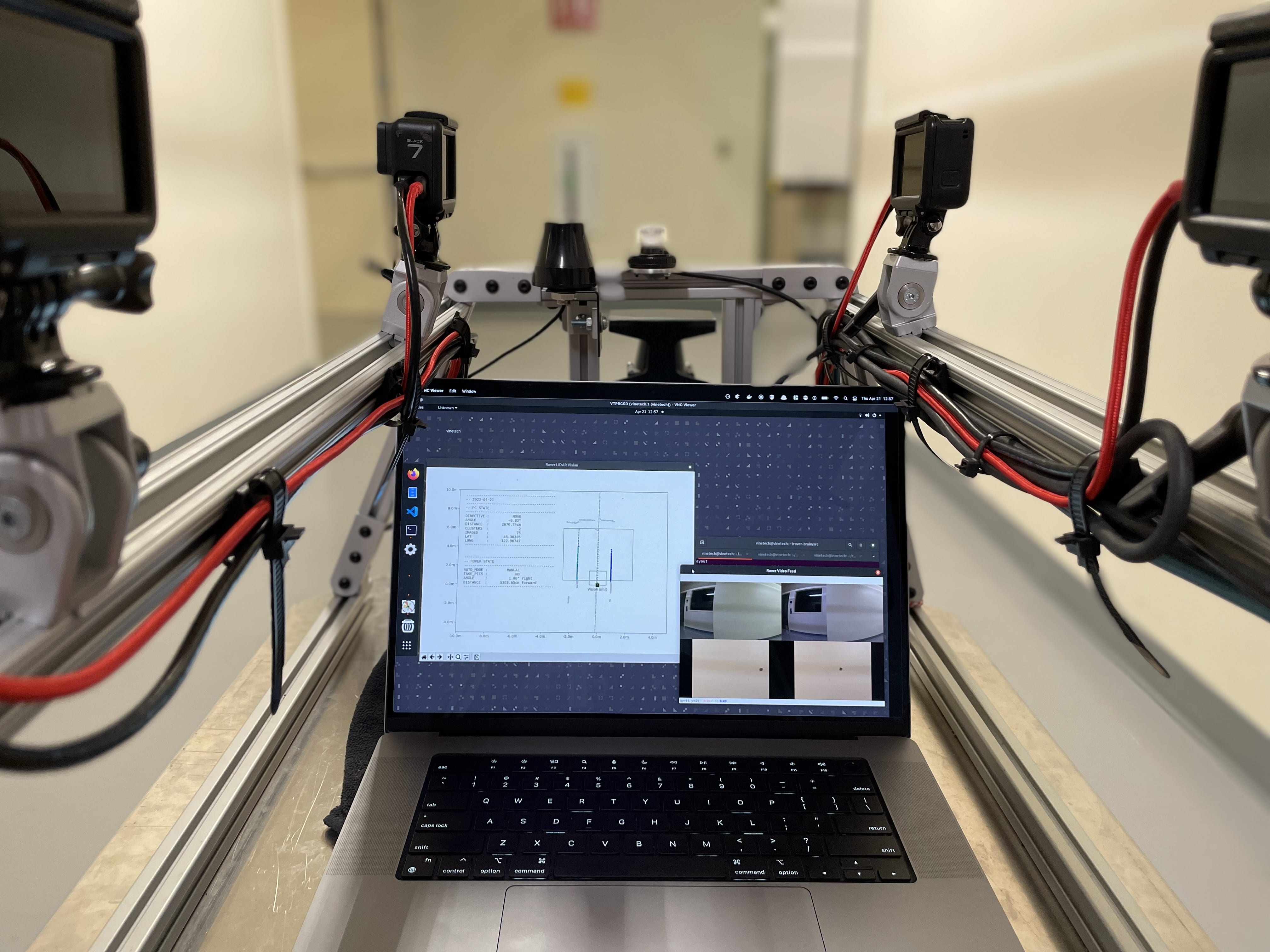 More visualization software -- live feed + rover POV